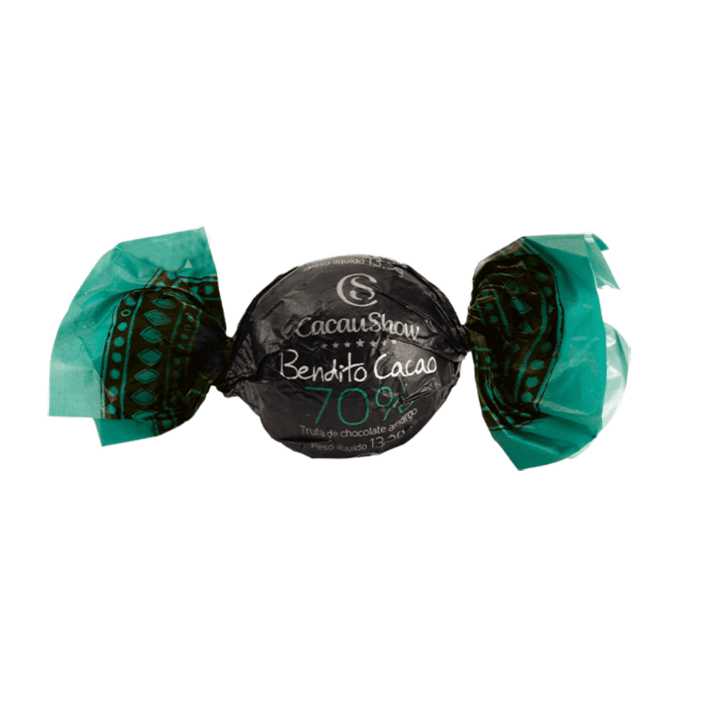 Trufa Bendito Cacao de Chocolate 70% Cacau 13,5g