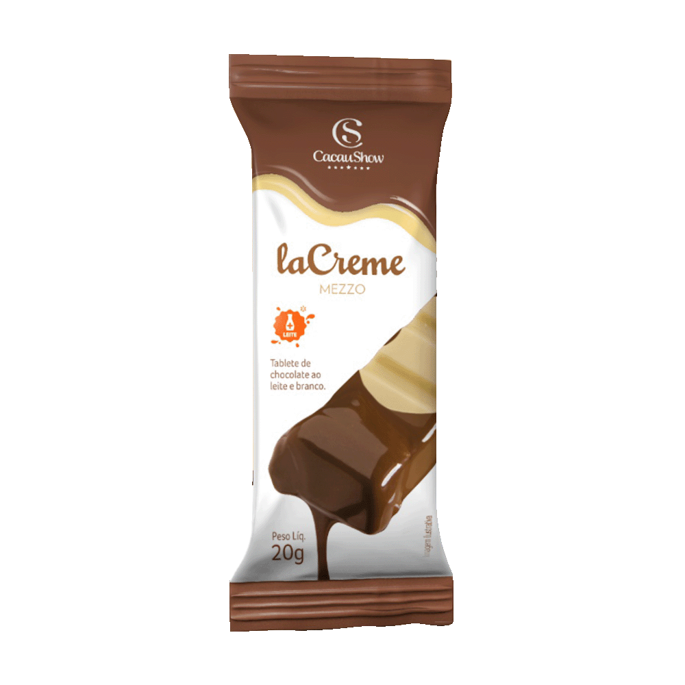 Tablete laCreme de Chocolate Mezzo 20g