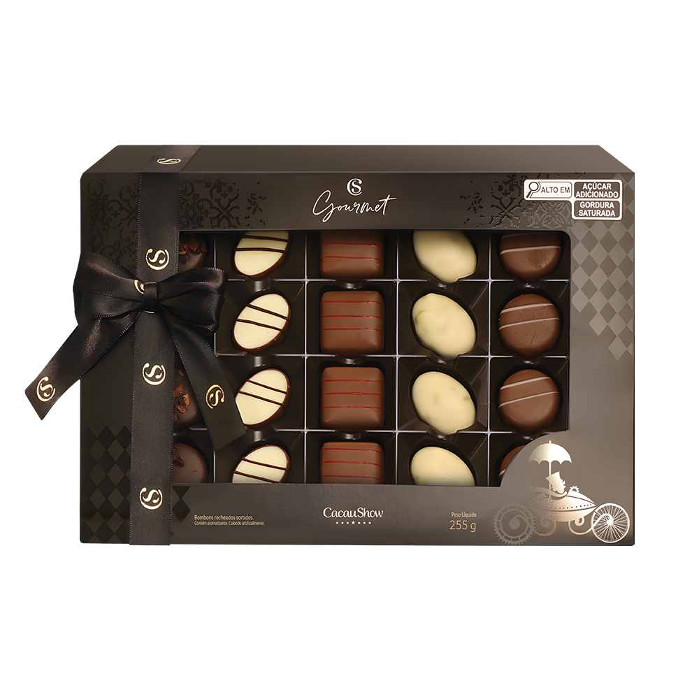 Caixa de Bombons Gourmet Sortidos 255g