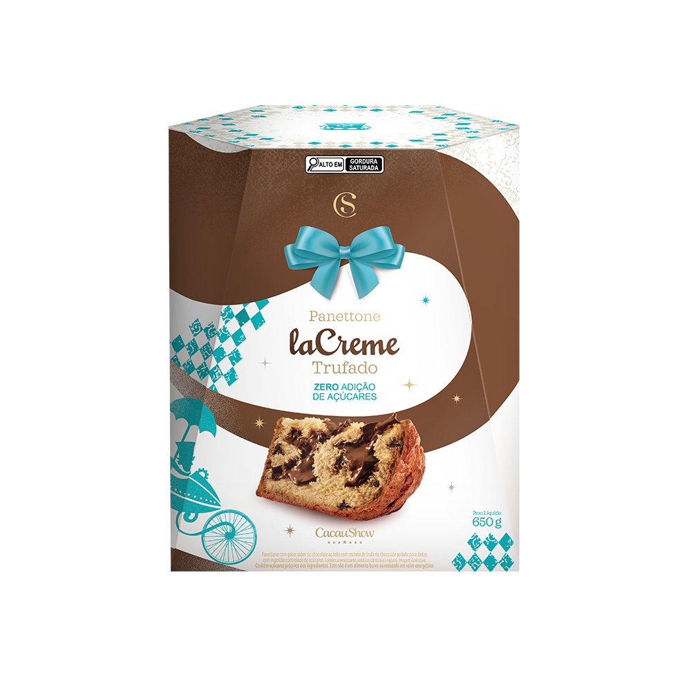Panetone laCreme Zero Adição de Açúcar 650g