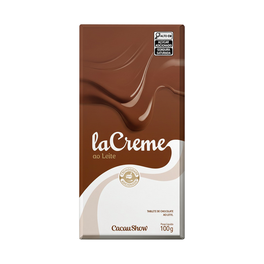 Tablete laCreme de Chocolate ao Leite 100g