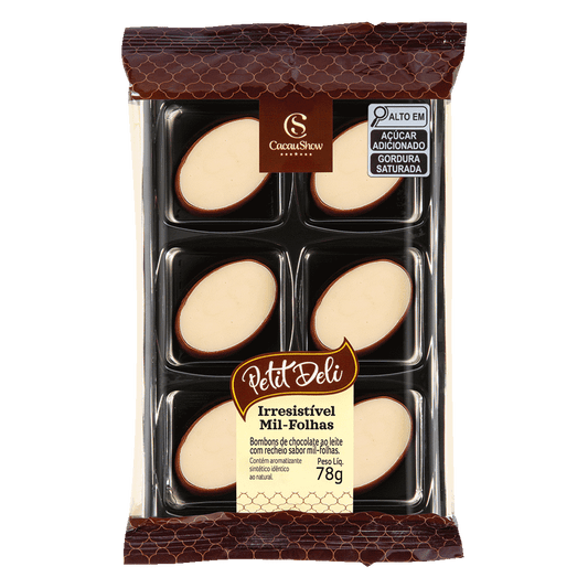 Bombons Petit Deli Mil-Folhas 78g