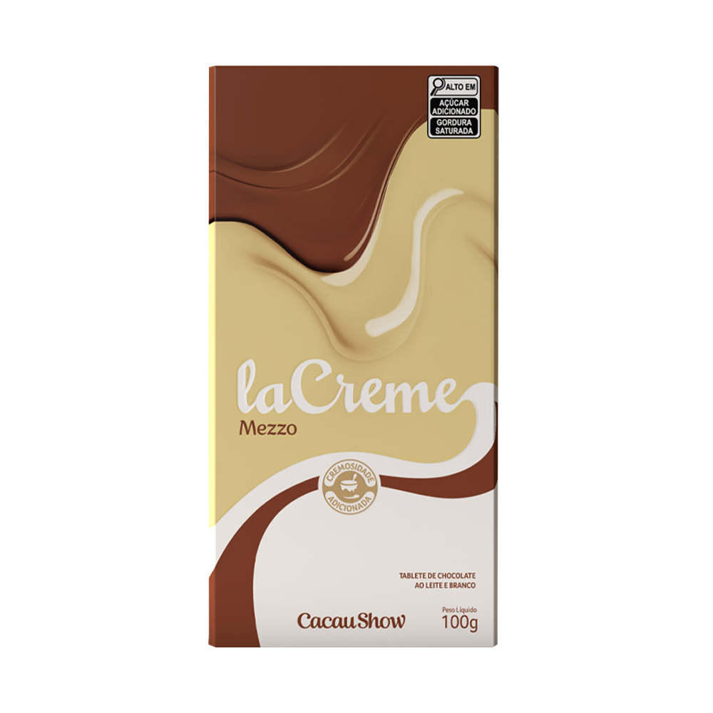 Tablete laCreme de Chocolate Mezzo 100g