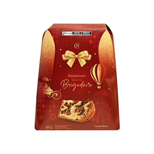 Panetone com Recheio de Brigadeiro 580g