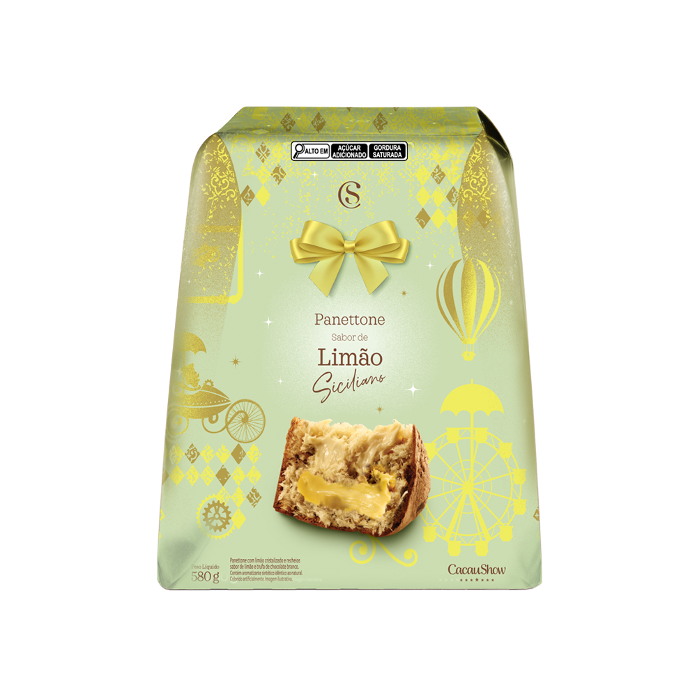 Panetone de Limão Siciliano 580g