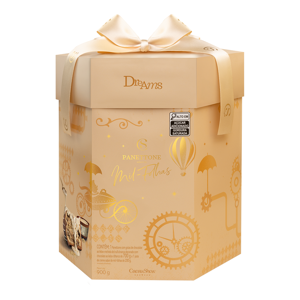 Panetone Dreams Mil-Folhas 900g