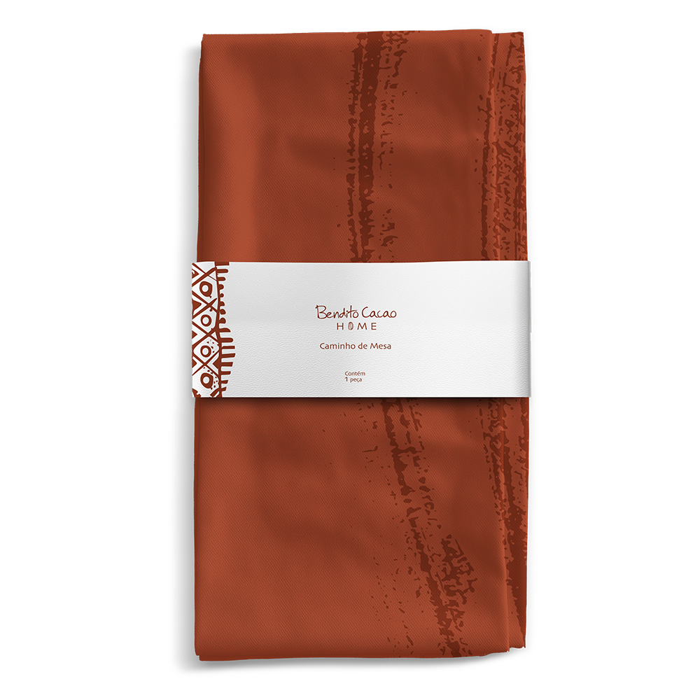 Caminho de Mesa Terracota Bendito Cacao